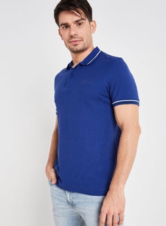 LOTTO Casual L73 Polo T-Shirt Navy  - Image 1