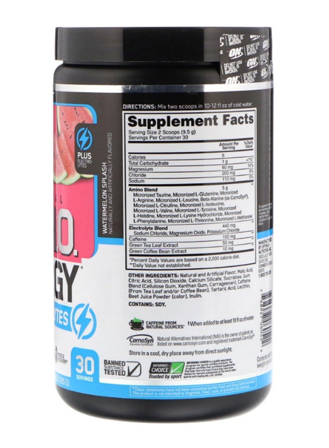 Optimum Nutrition Essential Amin.O. Energy - Watermelon Splash - 30 Servings  - Image 2