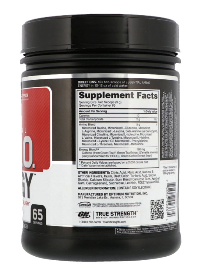 Optimum Nutrition Essential Amin.O. Energy - Fruit Fusion - 65 Servings  - Image 2