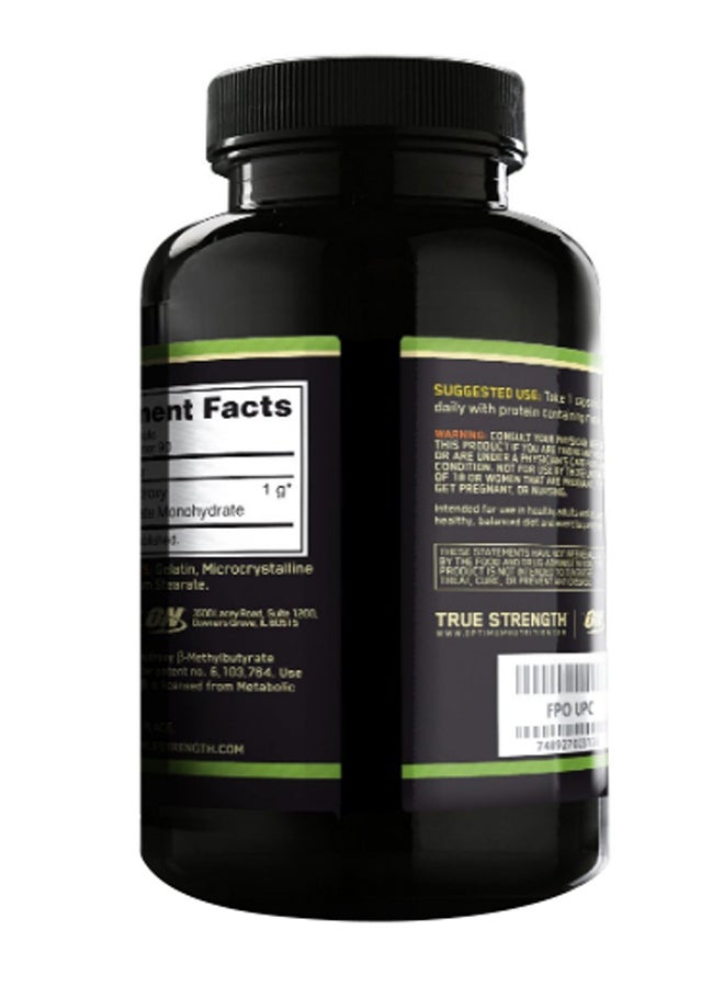 Optimum Nutrition - HMB 1000 Caps - 90 Capsules - Image 1