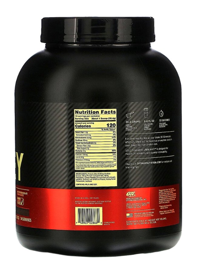 Optimum Nutrition Gold Standard 100 Percent Whey Protein - Double Rich Chocolate - 2.27 Kg  - Image 2