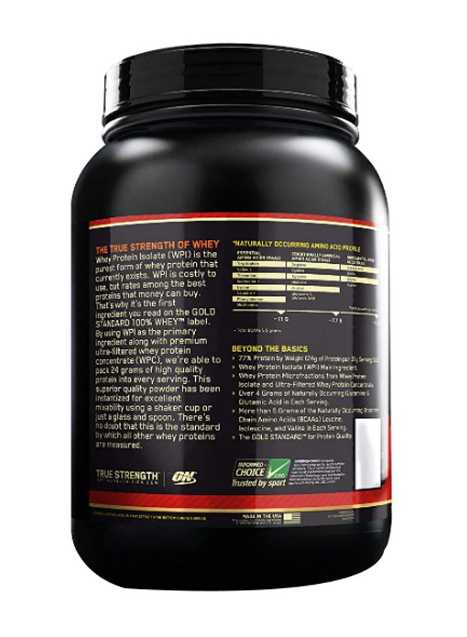 أوبتيموم نيوتريشن بروتين مصل اللبن جولد ستاندرد 100 بالمئة - بنكهة كريمة الموز - 2.27 كجم - Image 3