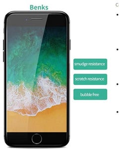 Benks KR+ PRO Series Screen Protector For Apple iPhone X Black  - Image 1