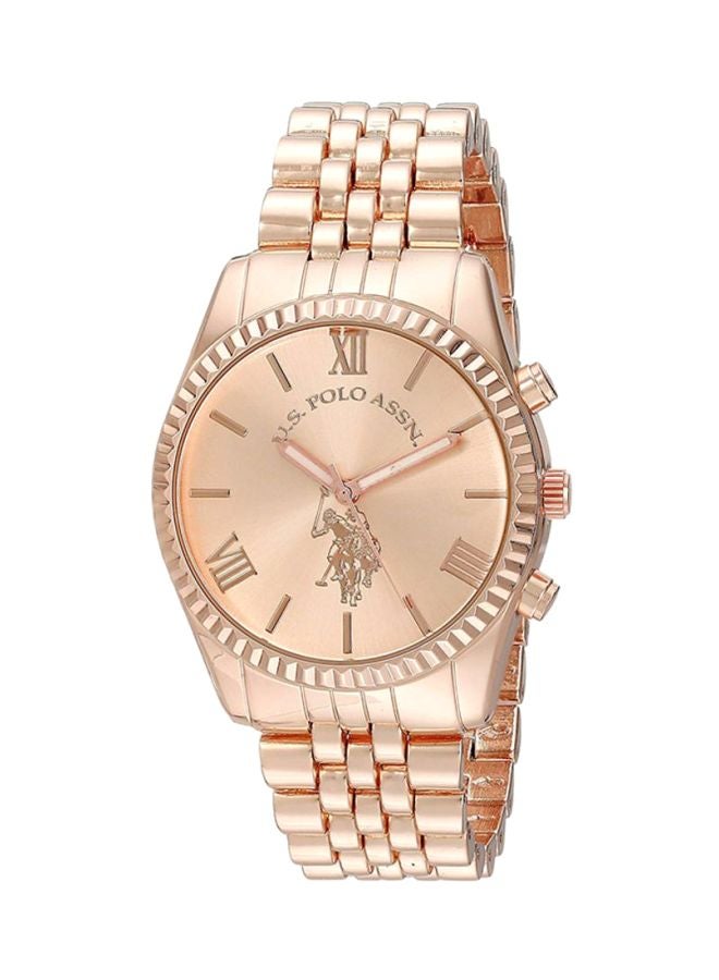 يو اس بولو اسن ساعة يد بعقارب مقاومة للماء طراز Usc40060 للنساء  - Image 1