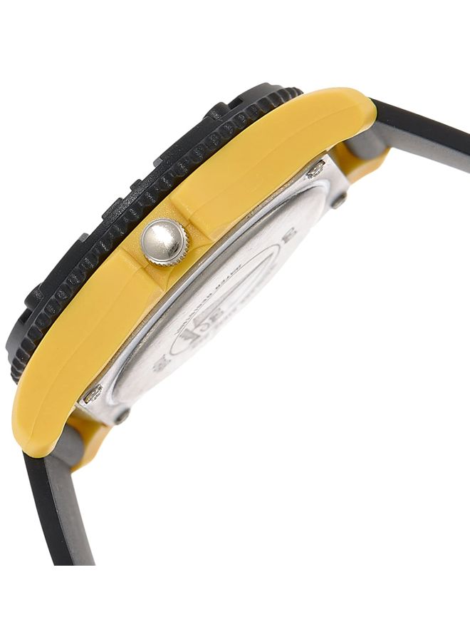 Q&Q Men's Rubber Analog Watch VQ96J017Y - 35 mm - Image 3