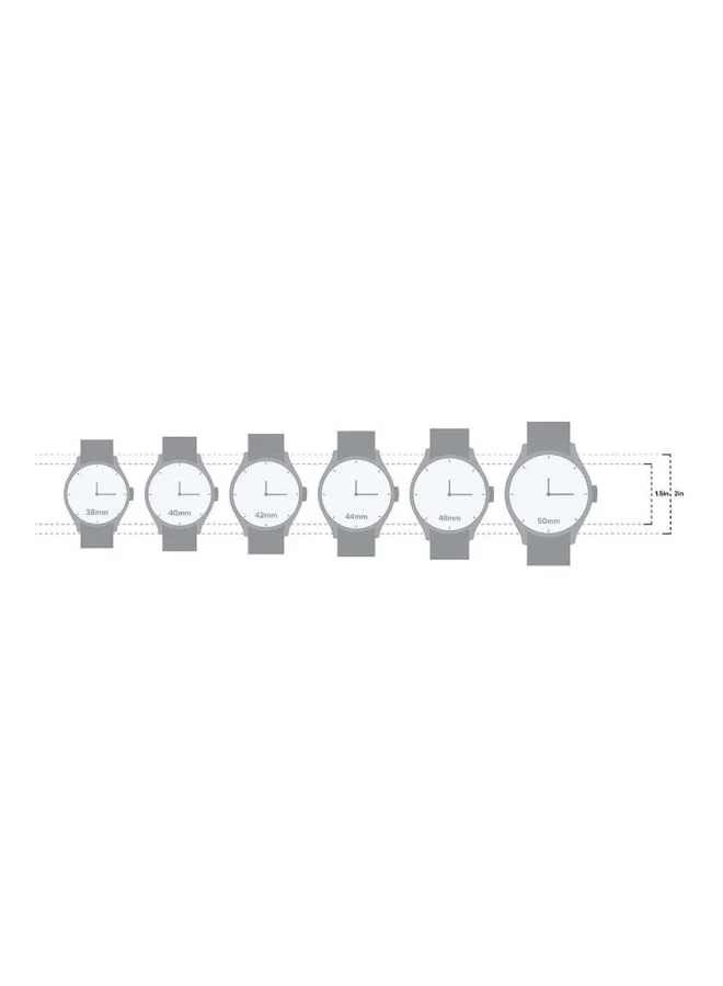 POLICE Men's Men's Marmol Round Shape Stainless Steel Analog Wrist Watch 42 mm - Silver