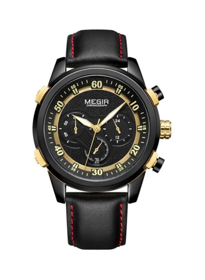 ميجر ساعة يد كرونوغراف مقاومة للماء طراز 2067A للرجال - Image 1