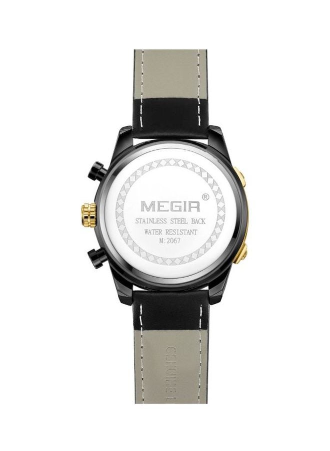 ميجر ساعة يد كرونوغراف مقاومة للماء طراز 2067A للرجال - Image 2