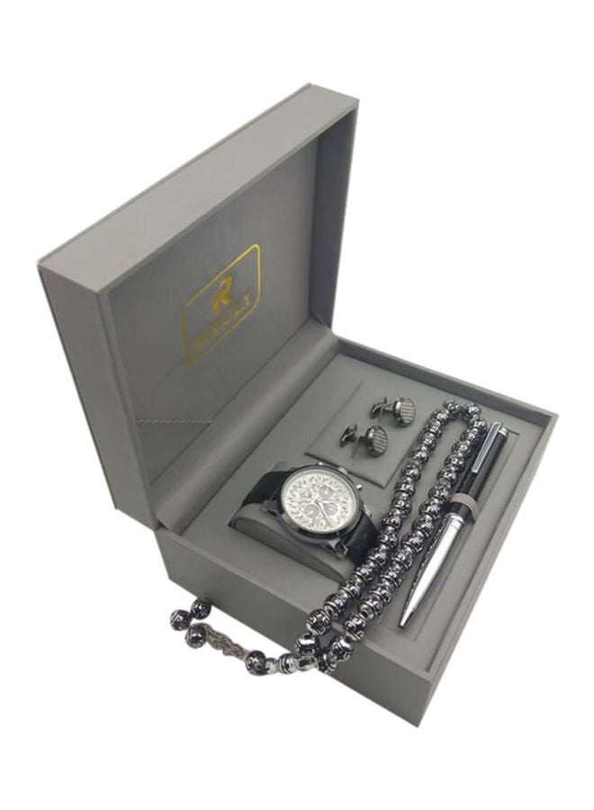 men 4-Piece Water Resistant Analog Watch Set BW6190