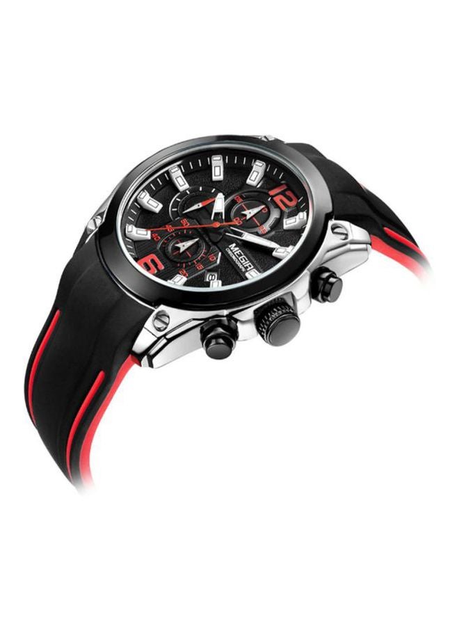 ميجر ساعة يد كرونوغراف مقاومة للماء طراز J3983S-KM للرجال - Image 2