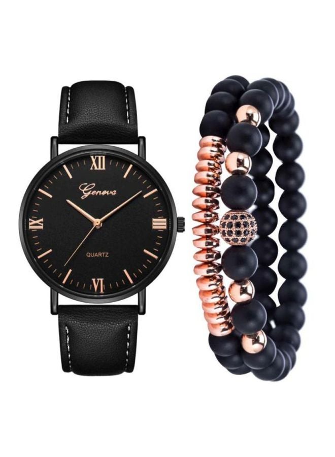 Geneva men 3-Piece Analog Watch Set NNSB03702728 - Image 1