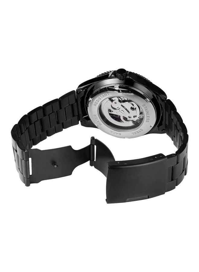 وينر ساعة يد بعقارب وسوار من الإستانلس ستيل طراز 010 للرجال - Image 2