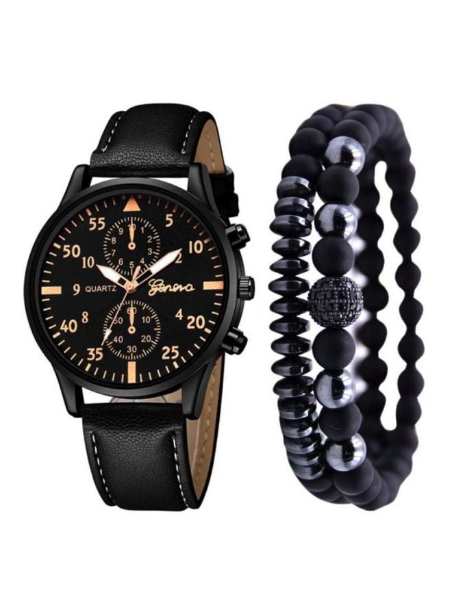 Geneva - men 3-Piece Analog Watch Set NNSB03702729 - Image 1