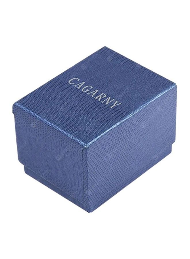 كاجارني ساعة يد بعقارب وسوار من الستانلس ستيل طراز 6820 للرجال - Image 3