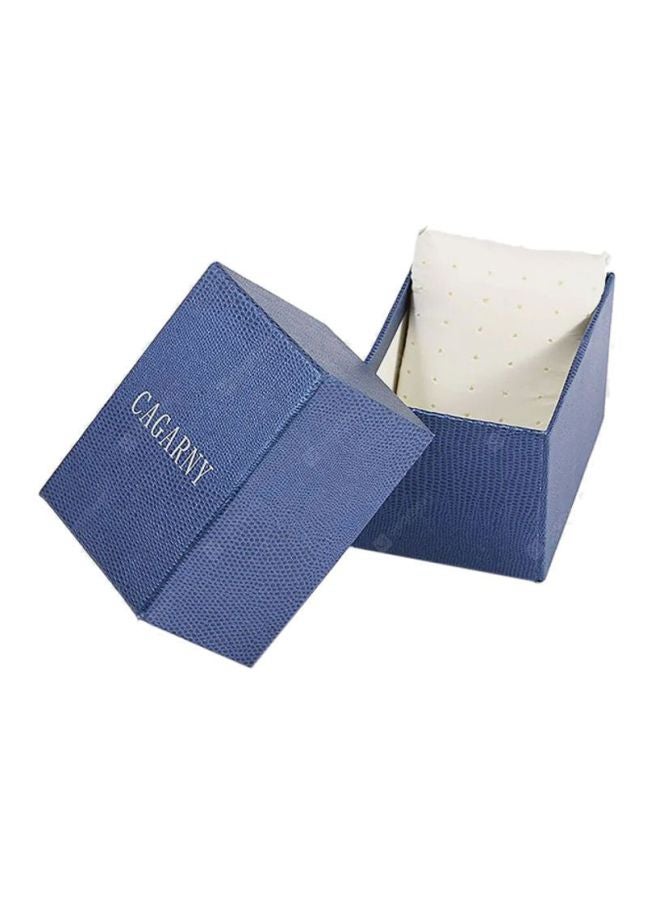 كاجارني ساعة يد بعقارب وسوار من الستانلس ستيل طراز 6820 للرجال - Image 4