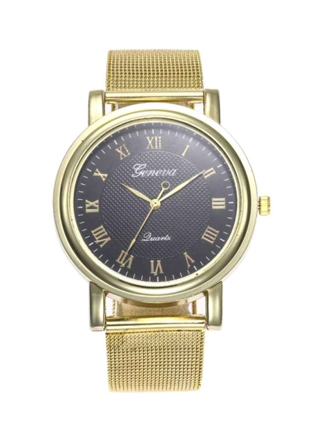 Geneva women Stainless Steel Analog Watch AWNTG 01 W0086 - 37 mm - Gold