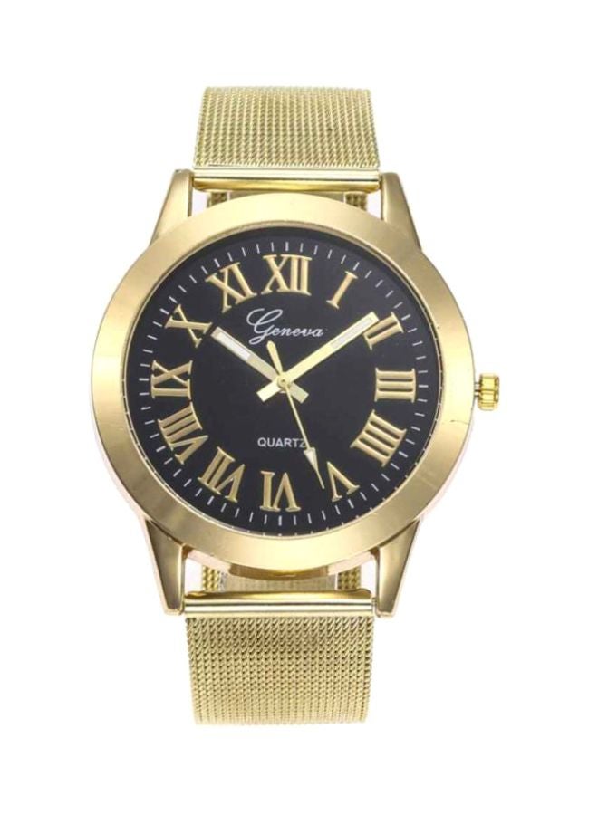 Geneva women Stainless Steel Analog Watch AWNTG 01 W0146 - 37 mm - Gold