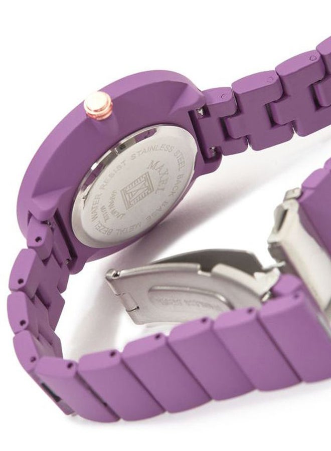 جنيفا ساعة يد كوارتز بعقارب طراز YPZ4116 للبنات - Image 3