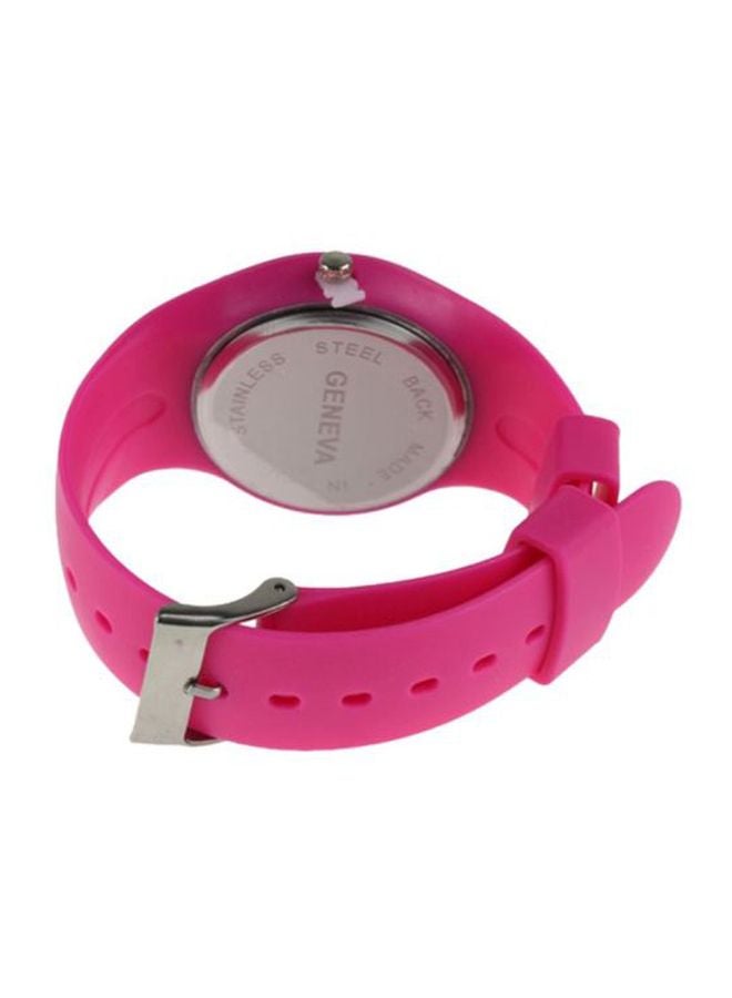 Geneva - girls Rubber Analog Watch G007 - Image 1