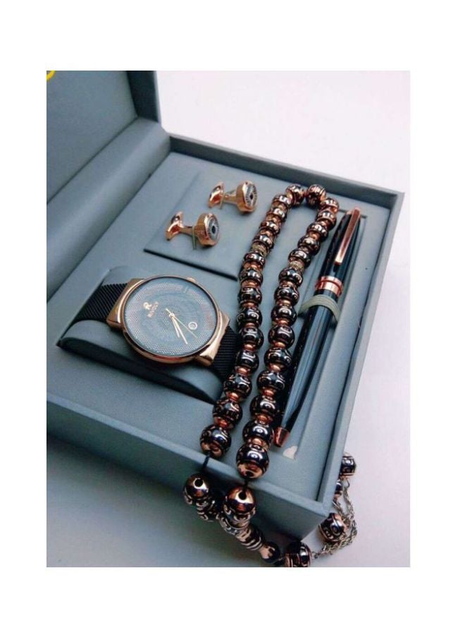 Rivoly - unisex 4-Piece Water Resistant Analog Watch Set B201917 - Image 1