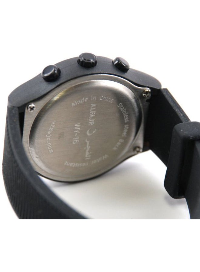Al Fajr - Sport Digital Watch WY-16 - 38 mm - Black - Image 1