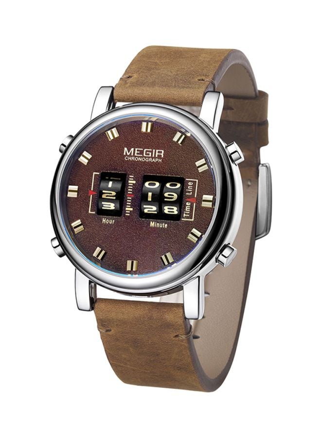 ميجر ساعة عقارب مقاومة للماء طراز J4297BR-KM للرجال - Image 3