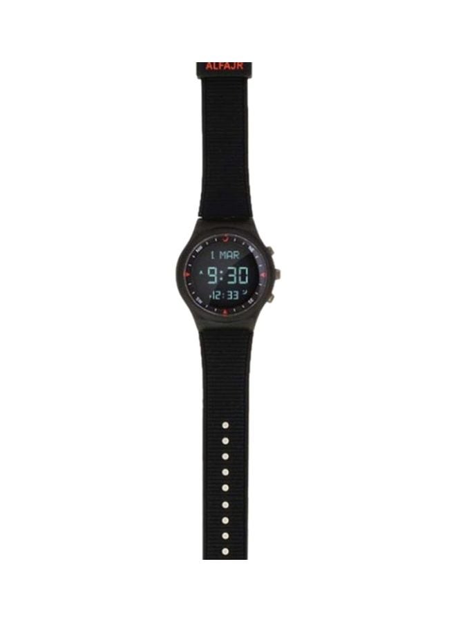 Al Fajr - Sport Digital Watch WY-16 - 38 mm - Black - Image 1
