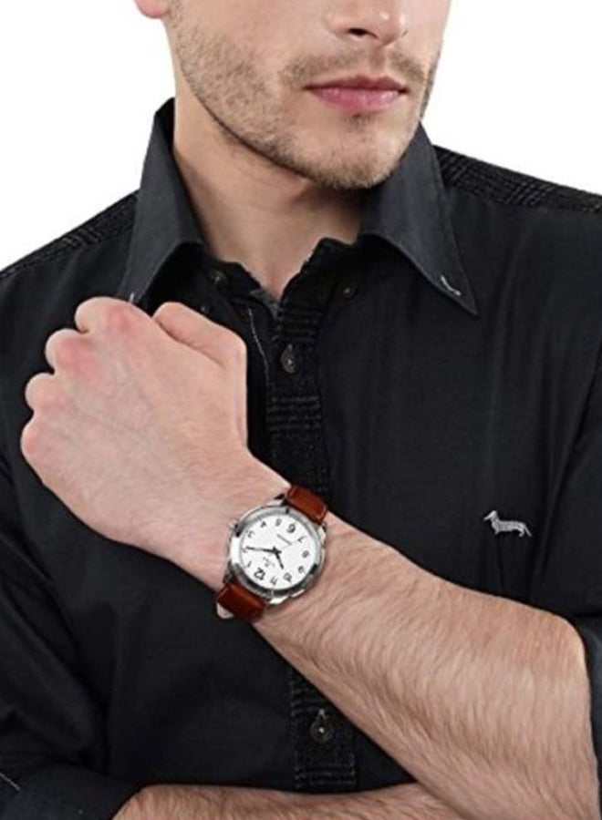 Men's Water Resistant Analog Watch 1585SL07