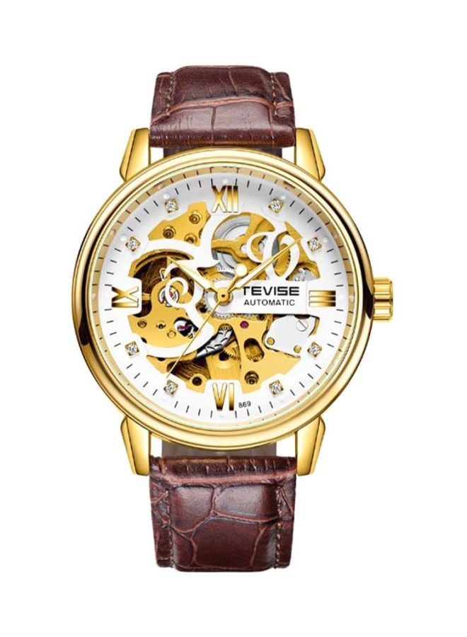 Tevise Men's Water Resistant Analog Watch J4359W-KM