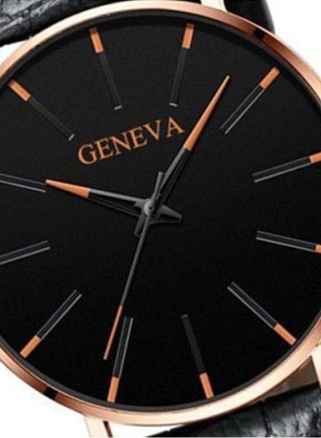 جنيفا ساعة يد كوارتز بعقارب طراز NNSB03701690 men - Image 2