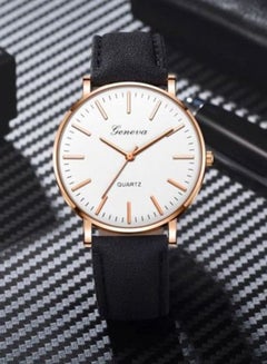 Geneva men Leather Analog Watch NNSB03700937  - Image 2