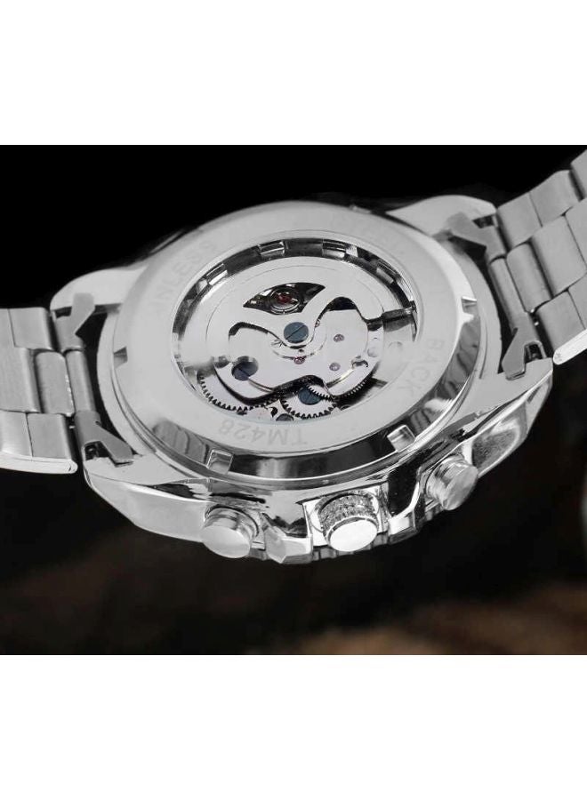 وينر ساعة يد بعقارب وسوار من الاستانلس ستيل طراز WRG8053M4T1 للرجال - Image 3