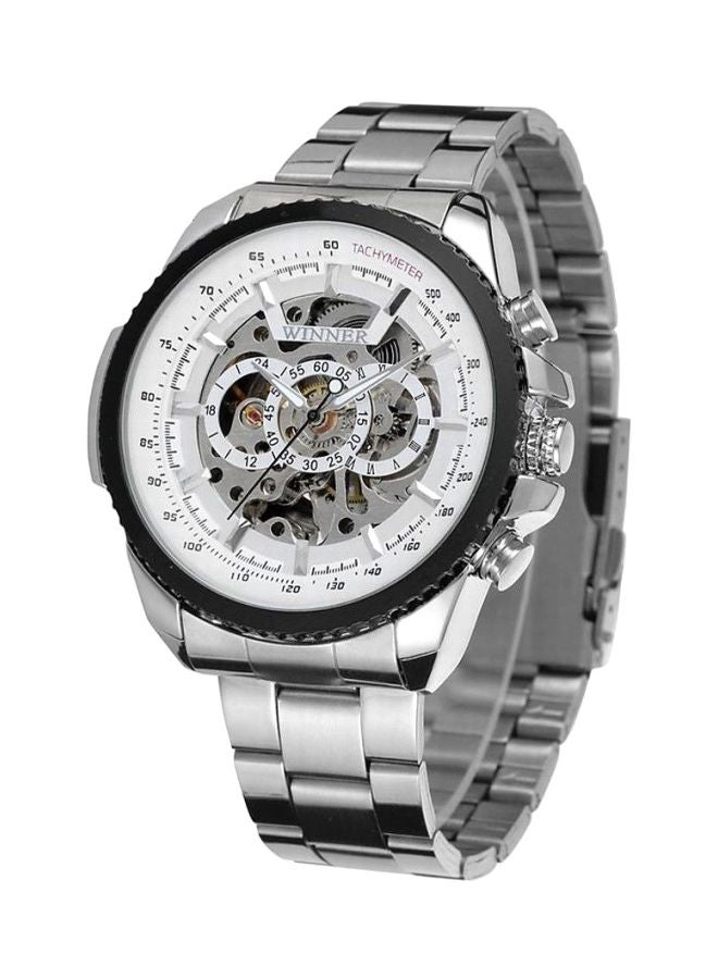 وينر ساعة يد بعقارب وسوار من الاستانلس ستيل طراز WRG8053M4T1 للرجال - Image 1