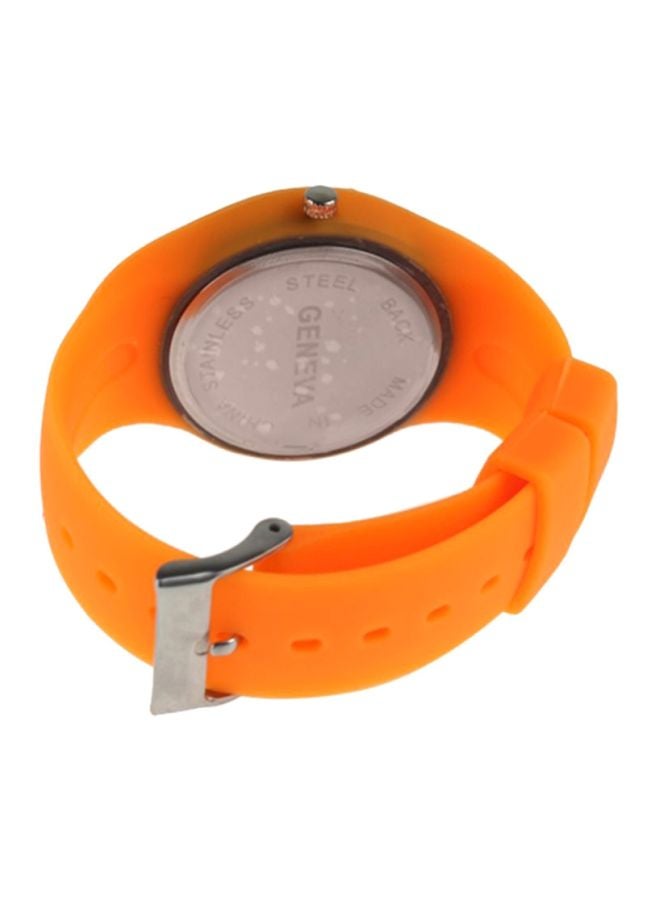 Geneva - Girls' Rubber Analog Watch G001 - Image 1