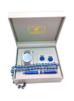 Metal Analog Watch Gift Set
