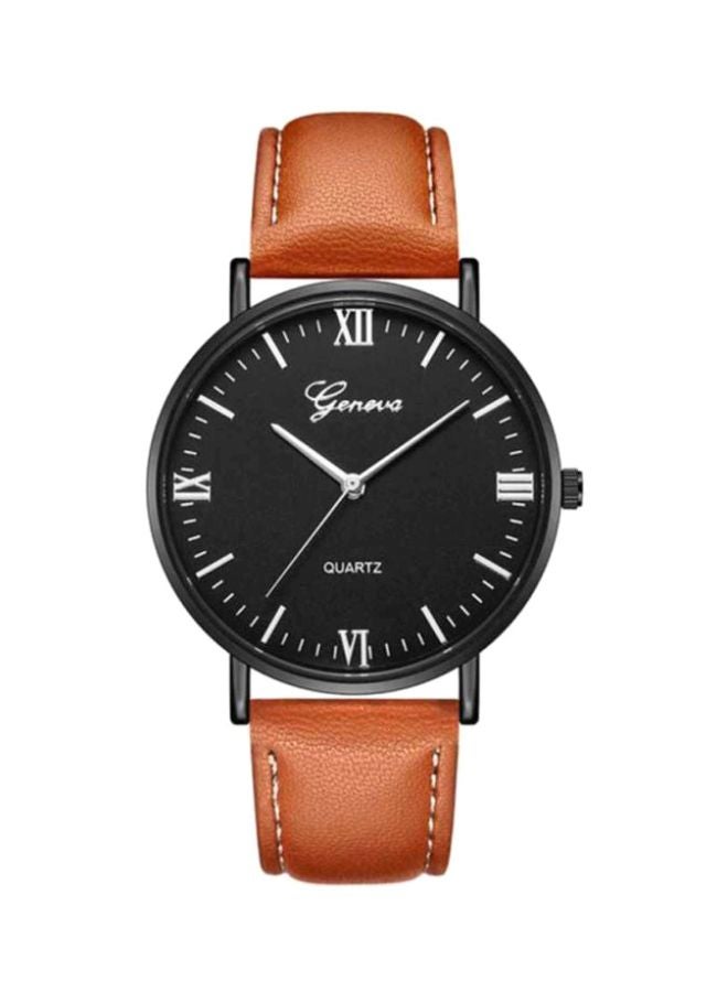 Geneva Men's Analog Watch NNSB03701444 - 40 mm - Brown - Image 1