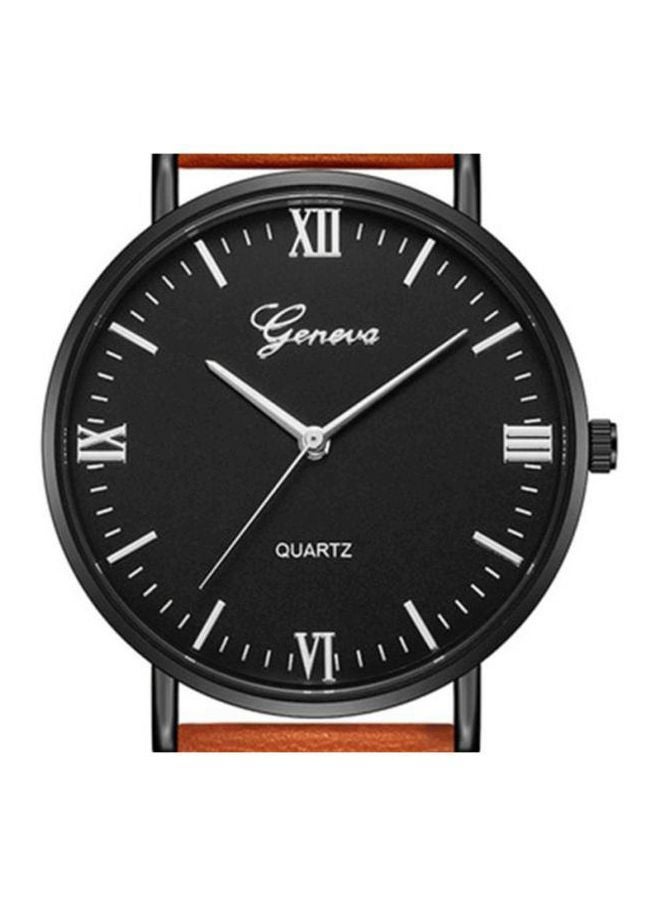 Geneva Men's Analog Watch NNSB03701444 - 40 mm - Brown - Image 2