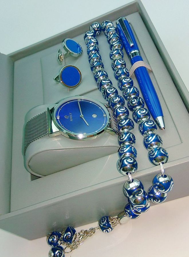 Rivoly - Metal Analog Watch Gift Set - Image 1
