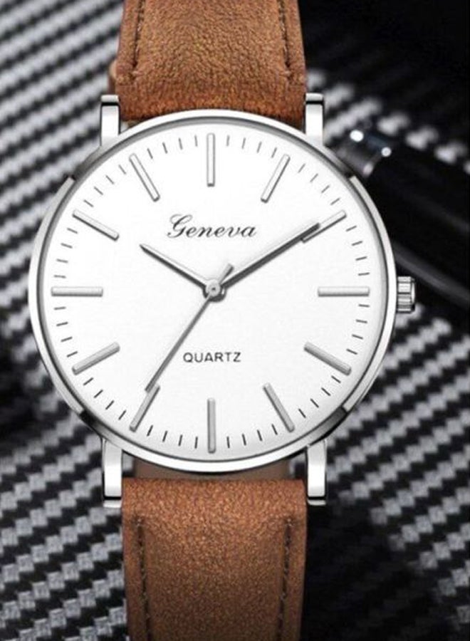 جنيفا ساعة يد كوارتز بعقارب طراز NNSB03701187 men - Image 2