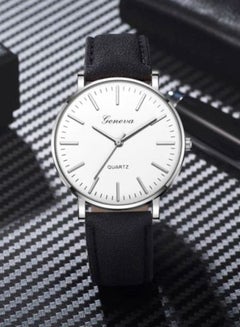 Geneva men Leather Analog Watch NNSB03700940  - Image 2