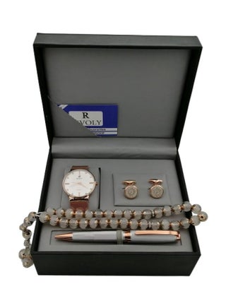 Men's Stainless Steel Analog Watch Gift Set - v1598509491/N32002891A_1