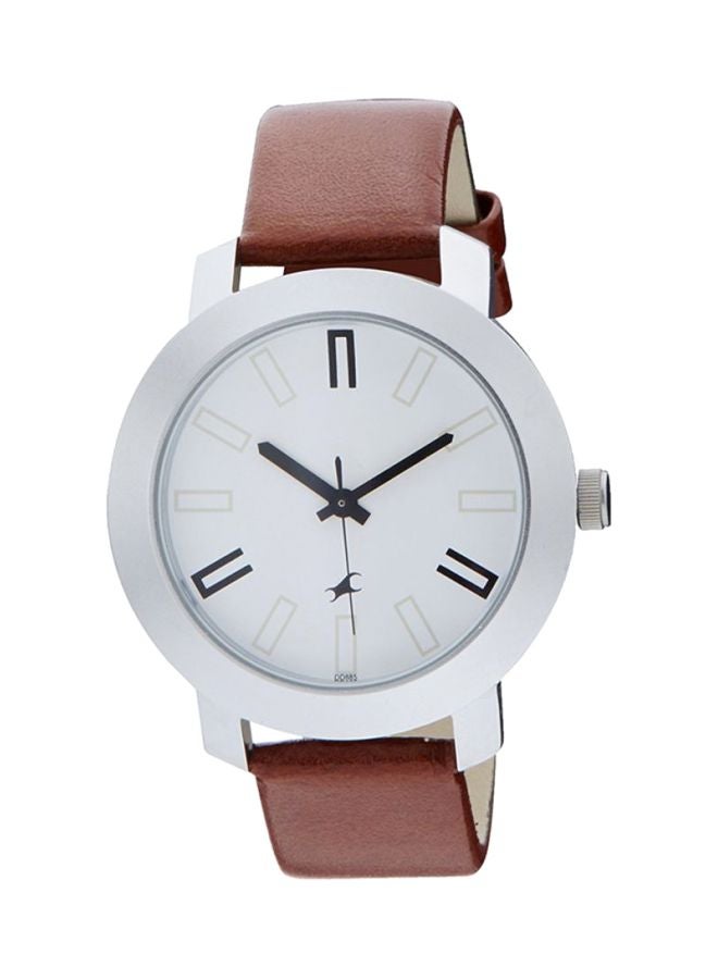 fastrack Men's Water Resistant Analog Watch 3120SL01 - Image 1