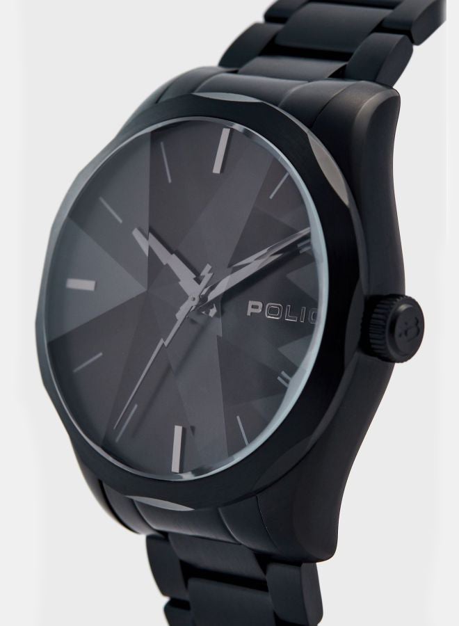POLICE - Men's Raglan Stainless Steel Analog Watch P 15712JSB-02M - Image 1