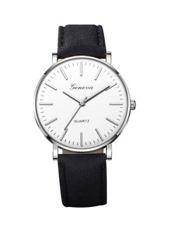 Geneva men Leather Analog Watch NNSB03700940  - Image 1