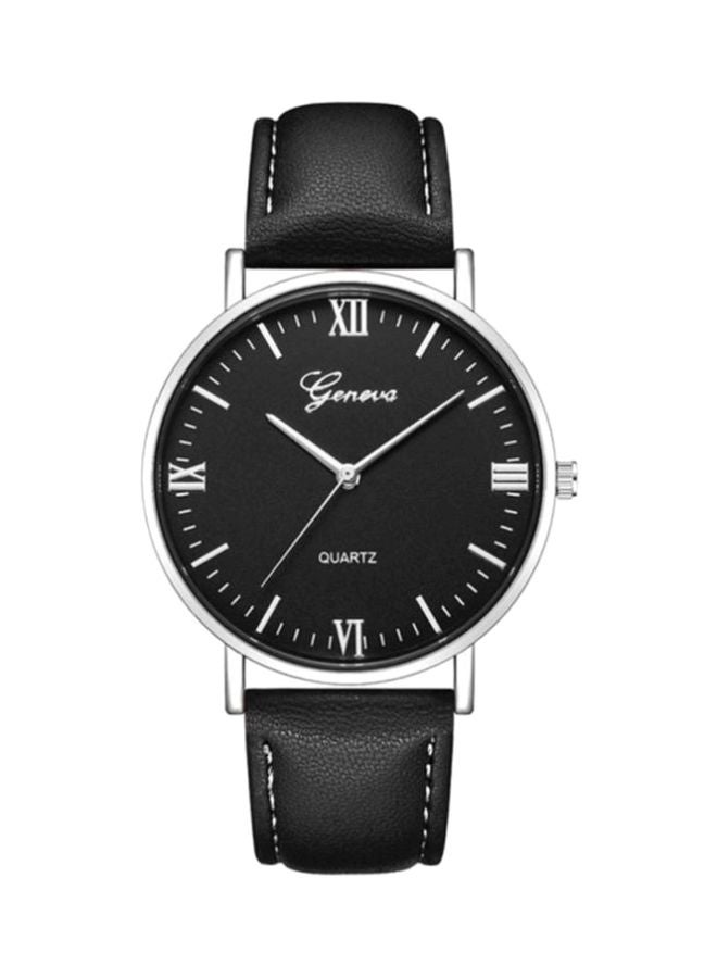 جنيفا men Analog Quartz Wrist Watch NNSB03701443 - 40 mm - Black  - Image 1