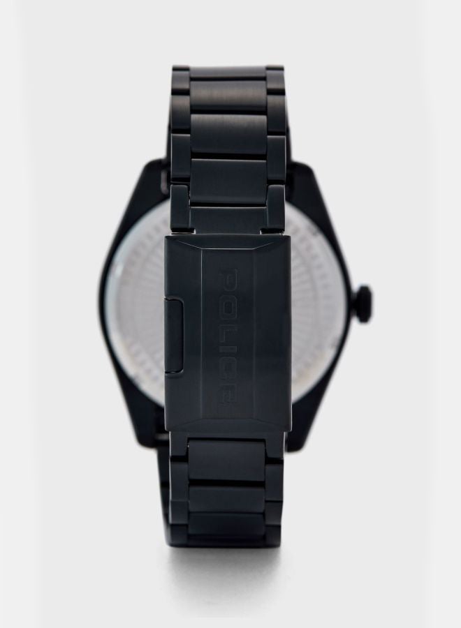 POLICE - Men's Raglan Stainless Steel Analog Watch P 15712JSB-02M - Image 1