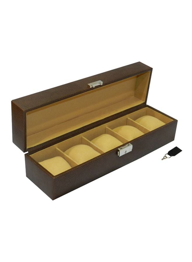 ليفراي صندوق منظِّم للساعات يحتوي 5 أحياز شبكية unisex - Image 2