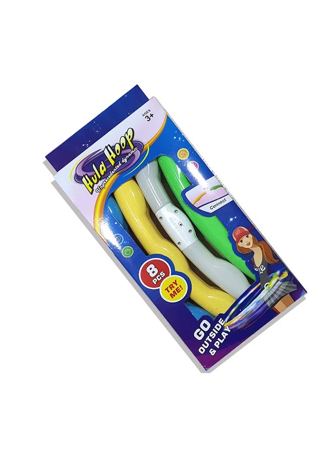 حلقة هولا هوب من 8 أجزاء 70سم - Image 3