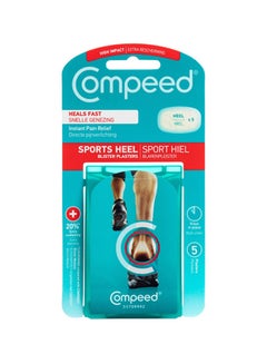 Compeed 5-Piece Sports Heel Blister Plasters  - Image 1
