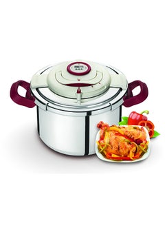 Tefal Stainless Steel Clipso Precision Pressure Cooker Diswasher Safe Induction Stainless Steel 10Liters  - Image 4